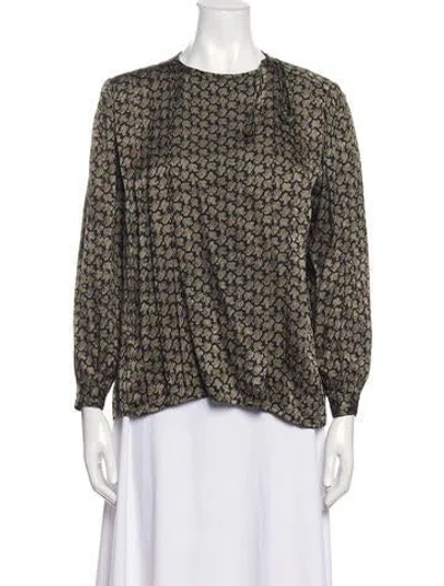 Pre-owned Emanuel Ungaro Vintage Late 1980's - Early 1990's Blouse In Multi