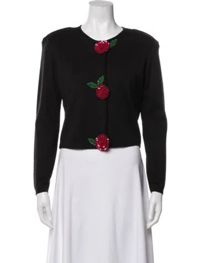 Pre-owned Emanuel Ungaro Vintage Late 1980's - Early 1990's Sweater In Black