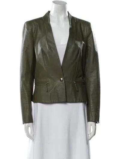 Pre-owned Emanuel Ungaro Vintage Late 2000's - Early 2010's Blazer In Green