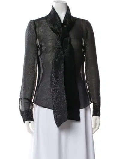 Pre-owned Emanuel Ungaro Vintage Late 2000's - Early 2010's Blouse In Multi