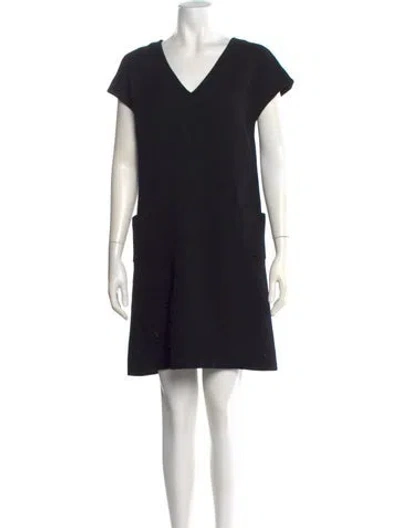 Pre-owned Emanuel Ungaro Vintage Mini Dress In Black