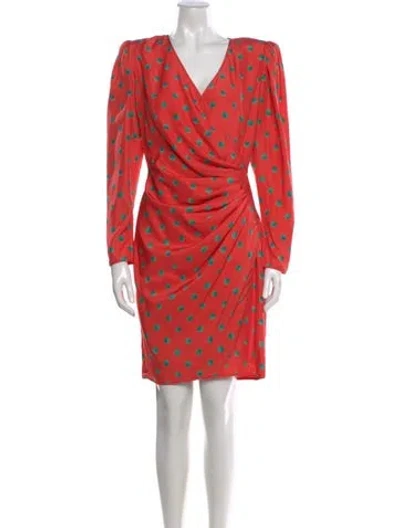 Pre-owned Emanuel Ungaro Vintage Mini Dress In Orange
