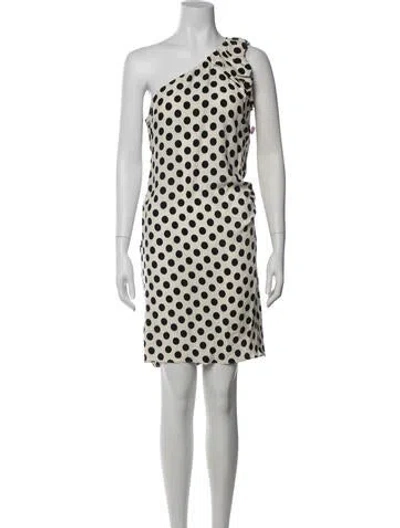 Pre-owned Emanuel Ungaro Vintage Mini Dress In White