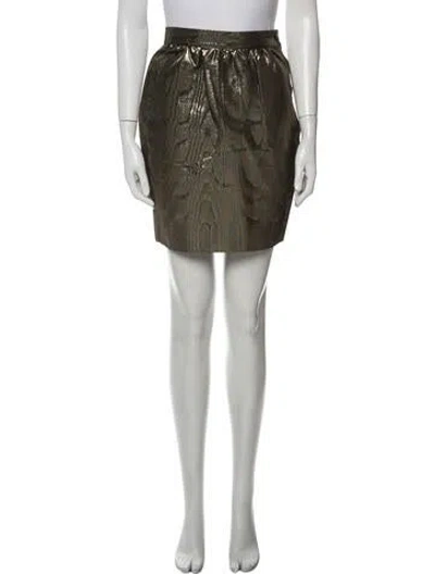 Pre-owned Emanuel Ungaro Vintage Mini Skirt