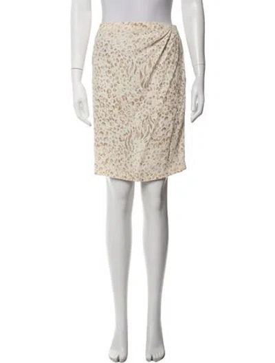 Pre-owned Emanuel Ungaro Vintage Mini Skirt In Multicolor
