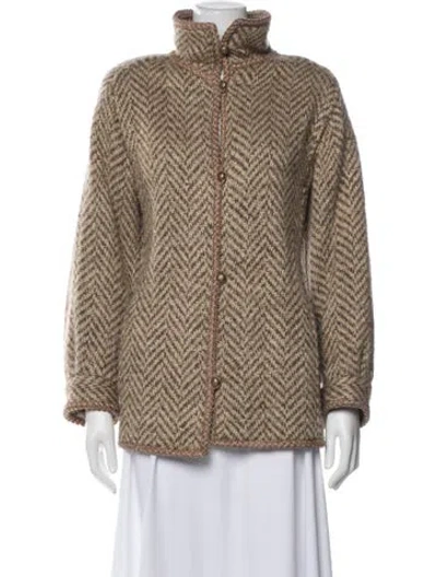 Pre-owned Emanuel Ungaro Vintage Tweed Pattern In Neutral