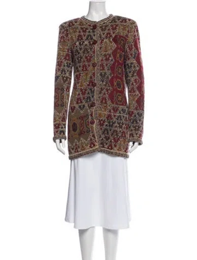Pre-owned Emanuel Ungaro Vintage Wool Evening Jacket In Neutral