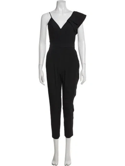 Pre-owned Emanuel Ungaro V-neck Jumpsuit In Black
