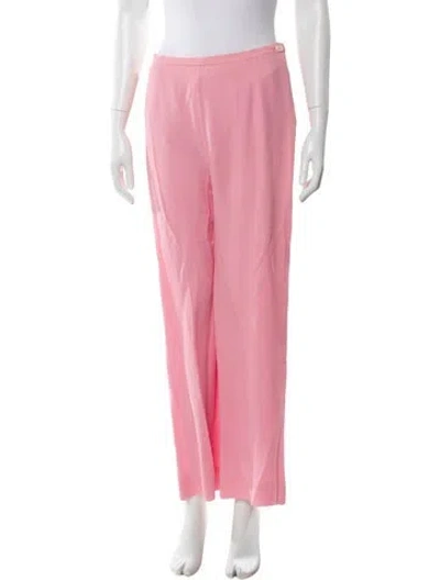 Pre-owned Emanuel Ungaro Wide Leg Pants In Pink