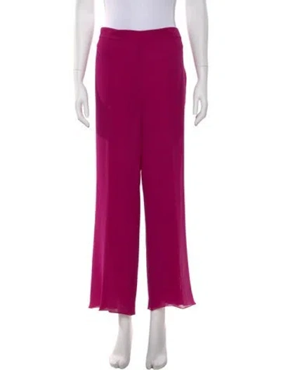 Pre-owned Emanuel Ungaro Wide Leg Pants In Pink