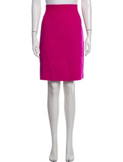 Pre-owned Emanuel Ungaro Wool Mini Skirt In Purple