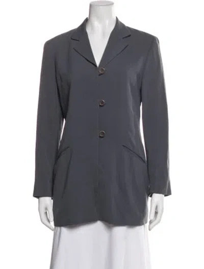 Pre-owned Emanuel Ungaro Wool Pantsuit In Gray