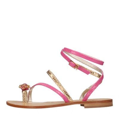 Emanuela Caruso Sandals Fuchsia In Fucsia Vivaci