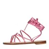 Emanuela Caruso Sandals Fuchsia In Fucsia Vivaci
