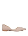 Emanuela Passeri Woman Ballet Flats Light Brown Size 7 Textile Fibers In Sand