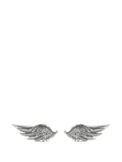 Emanuele Bicocchi Ala Cufflinks In Silver