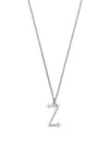 Emanuele Bicocchi Alphabet Pendant Necklace In Silver