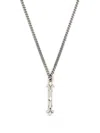 Emanuele Bicocchi Alphabet Pendant Necklace In Silver