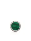 Emanuele Bicocchi Amulet Malachite Earring In Silver