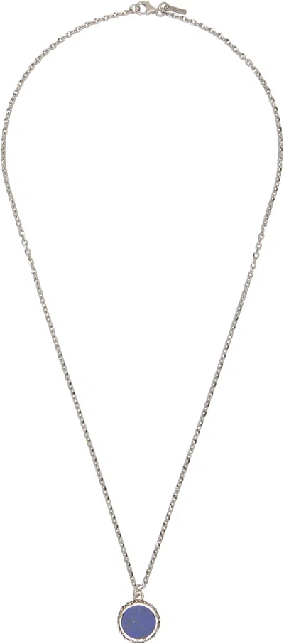 Emanuele Bicocchi Amulet Necklace In Blue