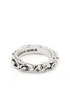 Emanuele Bicocchi Ring Mit Arabesque-motiv In Silver