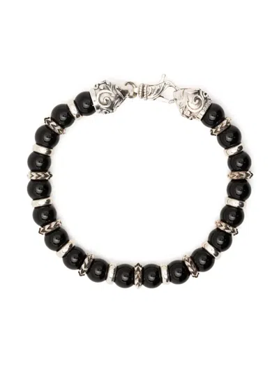 Emanuele Bicocchi Armband Mit Arabesque-perlen In Sterling Silver