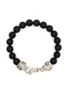 Emanuele Bicocchi Armband Mit Arabesque-perlen In Black