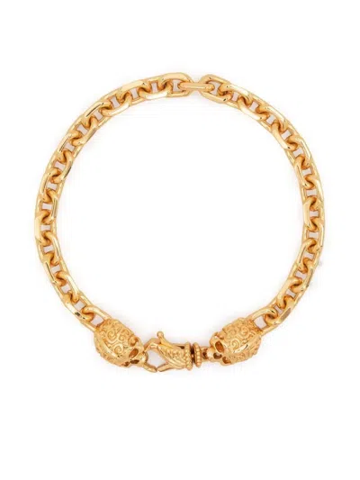 Emanuele Bicocchi Kettenarmband Mit Arabesque-motiv In Gold