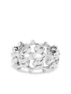 Emanuele Bicocchi Arabesque Chain-link Ring In Silver