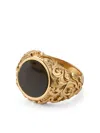 Emanuele Bicocchi Arabesque Onyx Ring In Gold