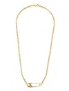 Emanuele Bicocchi Arabesque Pin Silver Necklace In Gold