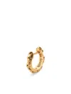 Emanuele Bicocchi Arabesque Silver Hoop Earring In 金色