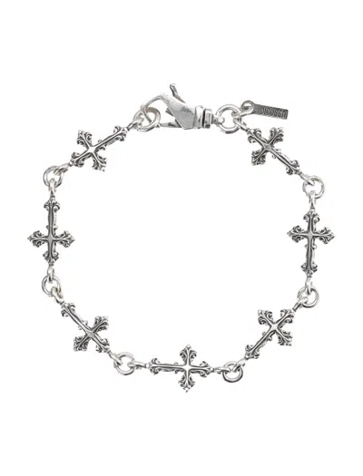 Emanuele Bicocchi Multi-cross Avelli Bracelet In White