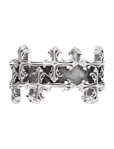 Emanuele Bicocchi Avelli Cross Double Band Ring