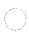 Emanuele Bicocchi Intricate Cross Motif Necklace In Sterling Silver In Gold