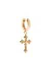 Emanuele Bicocchi Avelli Cross-pendant Earring In Gold