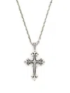 Emanuele Bicocchi Avelli Cross-pendant Necklace In Silver