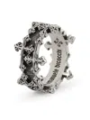Emanuele Bicocchi Avelli Double Band Ring In Silber