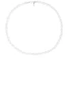 Emanuele Bicocchi Baroque Pearl Necklace In White & Silver