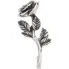 Emanuele Bicocchi Blooming Rose Stud Single Earring In Silver