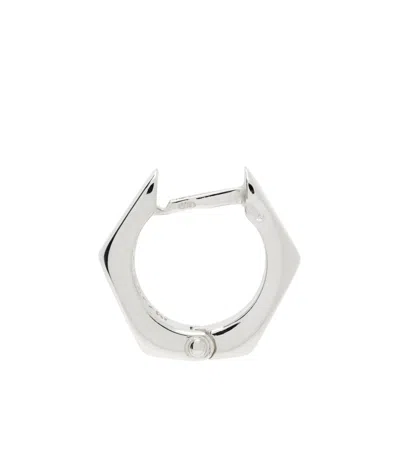 Emanuele Bicocchi Bolt Single Earring In White