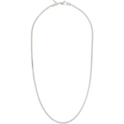 Emanuele Bicocchi Box Chain Necklace In Silver