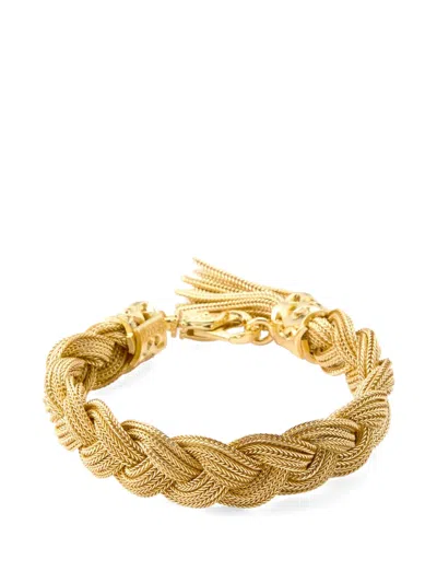 Emanuele Bicocchi Braided Bracelet In Gold