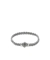 Emanuele Bicocchi Large Diamond-cut Flat Braided Bracelet In Multi