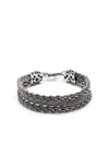 Emanuele Bicocchi Braided Chain Bracelet In Silver