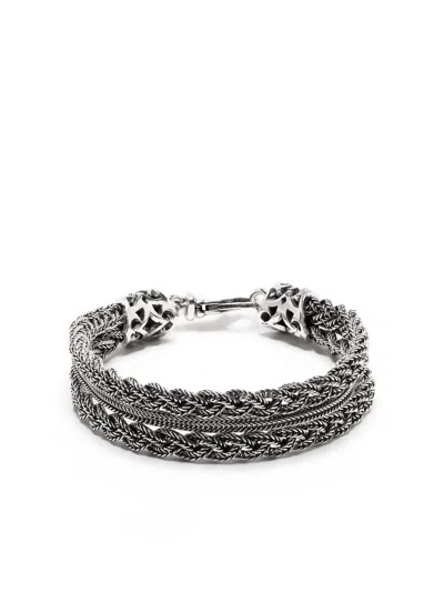 EMANUELE BICOCCHI BRAIDED CHAIN BRACELET