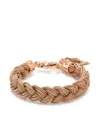 Emanuele Bicocchi Braided-chain Design Bracelet In Pink