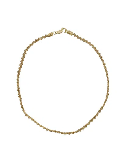 Emanuele Bicocchi Braided Knot Necklace In Gold