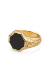 Emanuele Bicocchi Brushed-finish Ring In Gold