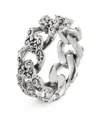 Emanuele Bicocchi Brushed-finish Ring In Silber